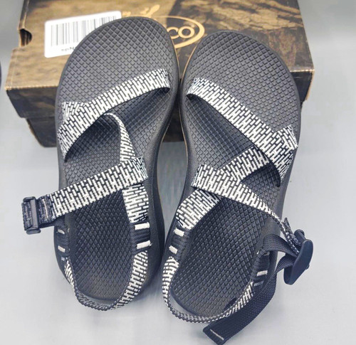 Chaco Women's Geometric Strappy Sandals Adjustable Buckle Rubber Sole US 6
