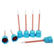 Dental Blue/Orange Crown Bridge HP Mixing Tips Impression  2 Packs of 50 
