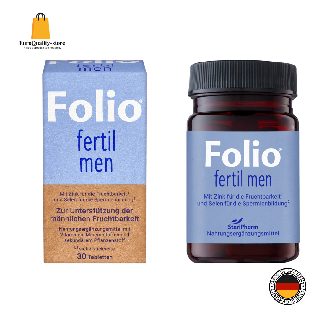 Folio Fertil Men comprimés pour la fertilité masculine et le désir d'enfant
