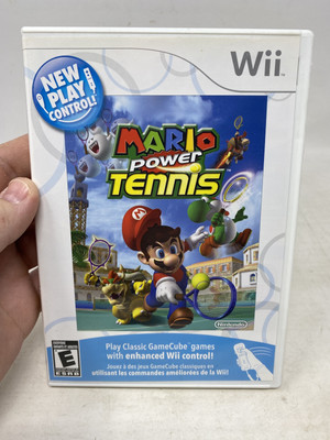 Nintendo New Play Control Mario Power Tennis Wii Complete CIB Tested Ships Fast