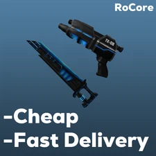 Murder Mystery 2 (MM2) Futuristic Set - Virtual Knife & Blaster Gun (Godly's)