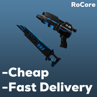 Murder Mystery 2 (MM2) Futuristic Set - Virtual Knife & Blaster Gun (Godly's)