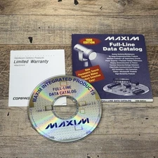 Vintage Maxim Integrated Products Data Catalog 1998 CD Version 2.0 Semiconductor