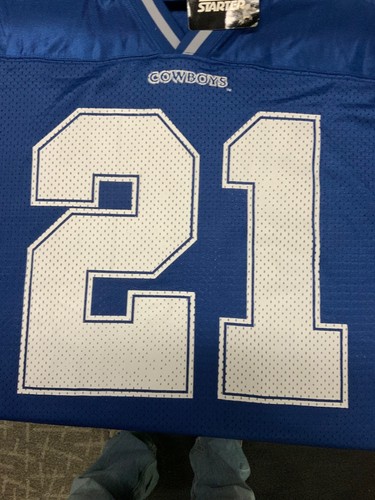 Vintage Dallas Cowboys Deion Sanders NFL 90s Starter Football Jersey Size 52 NWT - Picture 4 of 19