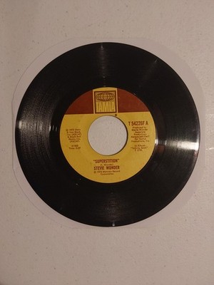Stevie Wonder (45 RPM Vinyl 7'' Record) Superstition / You've Got it Bad Girl