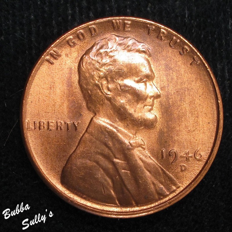 1946 D Lincoln Cent UNCIRCULATED Red