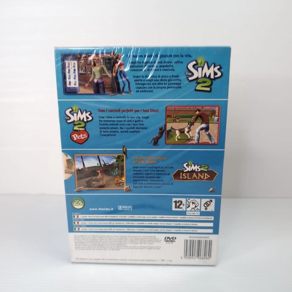 The Sims 2 Triple Collection Cofanetto NUOVO SIGILLATO ITALIANO Sony PS2 - Immagine 2 di 4
