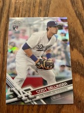 2017 Topps Chrome #79 Cody Bellinger Refractor RC Rookie Card. rookie card picture