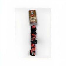 Arcadia Trail Paracord Rope Dog Collar - Size Small Neck 12-14" - BERRY -NEW