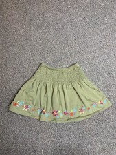 Skort Imprimé Licorne Garnet Hill Fille Taille 4 - Gris/rose, Coton élastique, Occasion Très Bon état