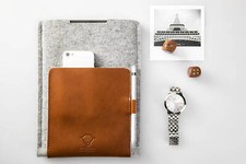 Leather iPad Pro 11" Air 10.9" 9.7"12.9" 100 Wool Felt Full Grain Leather Case