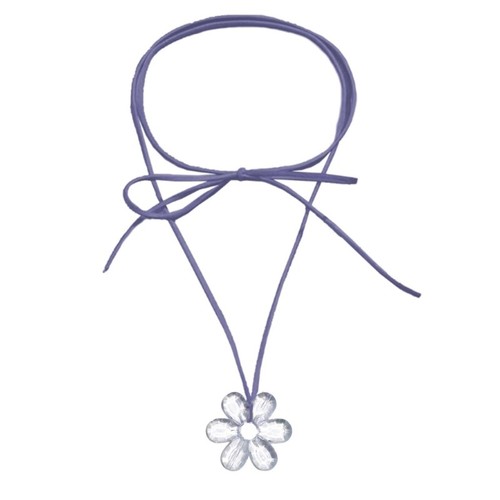 Heart-Shape Pendant Collarbone Chain Temperament Adjustable Long Rope Necklace - Picture 16 of 19