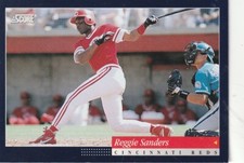 FREE SHIPPING-MINT-1994 Score Reggie Sanders #394 REDS