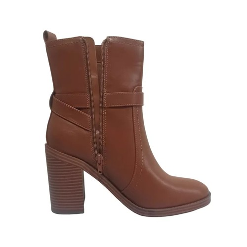 NEW Liz Claiborne Womens Olinda Block Heel Booties, Size 10, Brown, MSRP: $100 - Picture 3 of 7