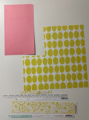 Pink Paislee 12x12 Scrapbook Kit-Summer Lights, Secret Crush, Citrus Bliss - Picture 14 of 27