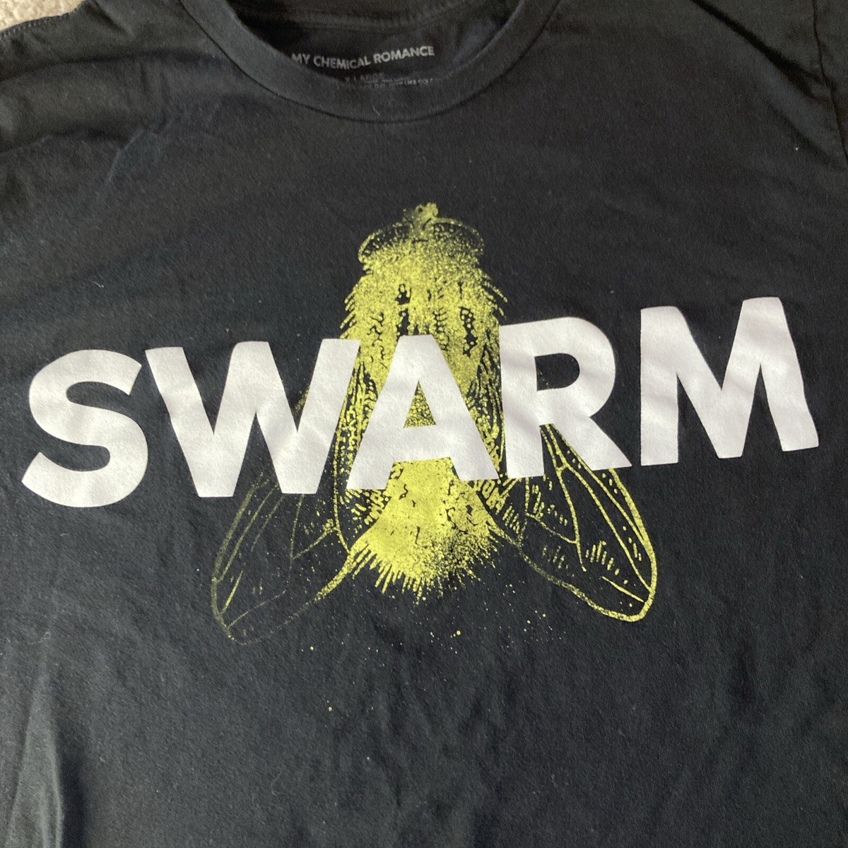 My Chemical Romance SWARM wasp Tour Shirt XL | eBay