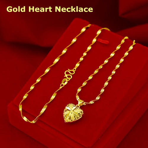 45cm Women Necklace Gold Plated Jewelry 