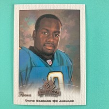 David Garrard 2002 Donruss Gridiron Kings Rookie Card #105 Jacksonville Jaguars. rookie card picture