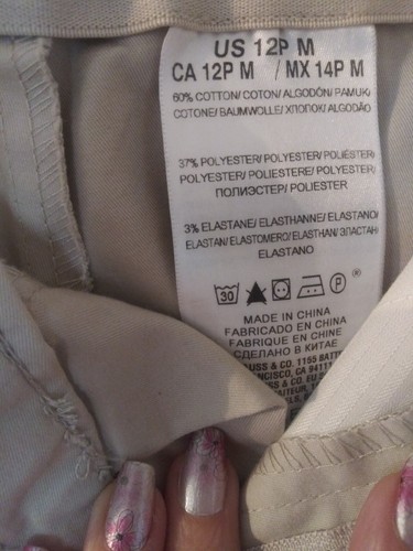 Ladies Dockers Khaki Pants Size 12P - Picture 5 of 9