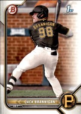 2022 Bowman Draft #BD154 Jack Brannigan - NM-MT