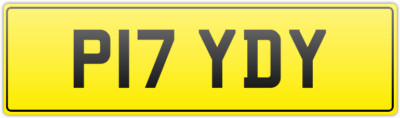 PADDY THEME PAT PATS PADS PATRICK PRIVATE CAR NUMBER PLATE OLD P REG P17 YDY