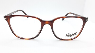 Persol PO3203-V 24 Havana Optical Eyeglasses Frame RX 53-18-145