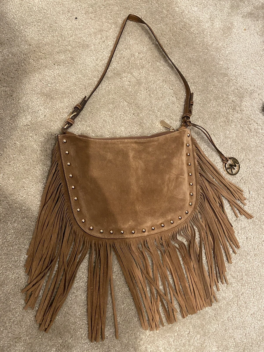 Michael kors hotsell black fringe bag