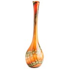 Orange Cyan Design Glass Vases