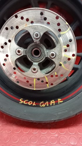 CERCHIO RUOTA POSTERIORE BENELLI TNT TORNADO 125 2017 2018 2020 VEDI FOTO - Foto 12 di 14
