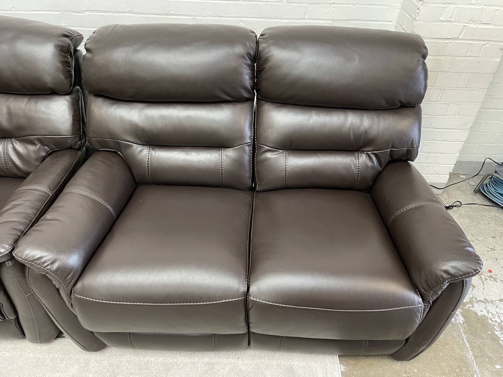 World of Leather Chicago 2+3 Seater Leather Power Recliner Sofas eBay