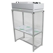 110V Vertical Laminar Flow Hood Air Clean Workstation Dust Free Room Workshop