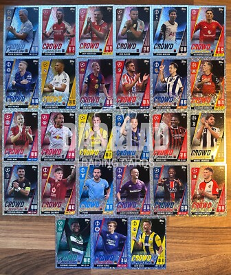 Match Attax Extra 24/25 - Crowd Connection FULL SET - Enthält ALLE 27 KARTEN