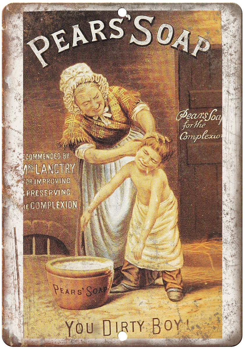 Pears Soap Beauty Cleanser Vintage Ad 12
