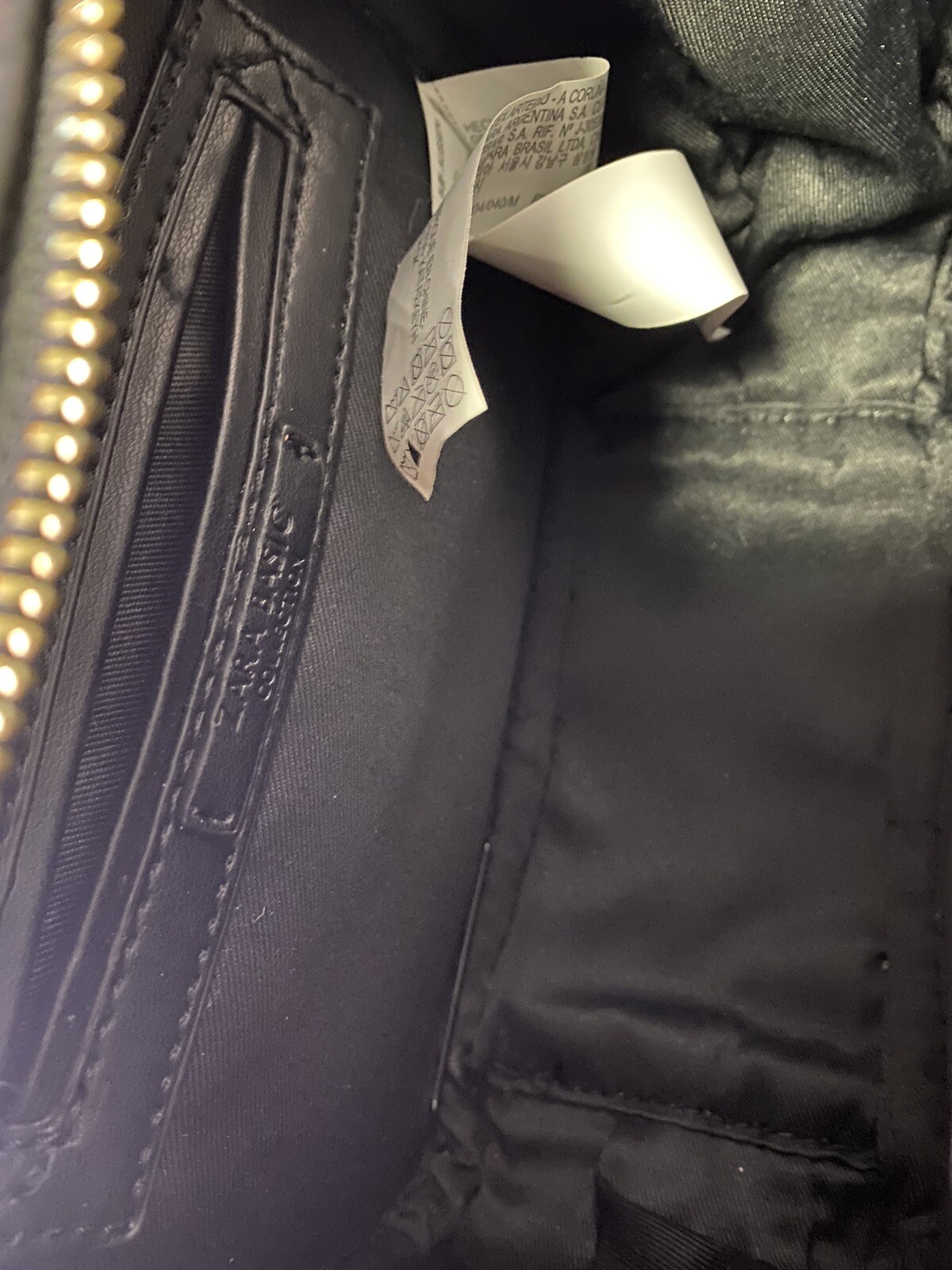 Zara Basic Black Purse Chain Strap - image 3