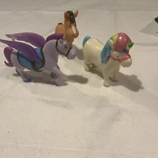 Horse Unicorn Pegasus Lot Of 3 C1B