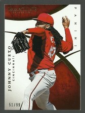 Johnny Cueto 2015 Immaculate Collection card #64 serial #'d 51/99