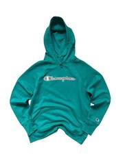 Champion Women  s Green Hoodie Size S