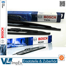 Bosch Wischer-Set vorne + hinten Twin Spoiler 582S + H380 Rear Audi A6 und mehr
