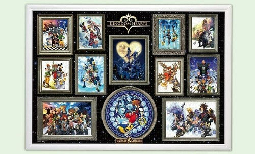 Jigsaw Puzzle 1000 Piece Disney Kingdom Hearts Art collection (51x73.5cm) - Picture 7 of 9