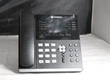 Lot of 10 Sangoma S500 IP VoIP POE Office Phones w/ Handsets & Stands