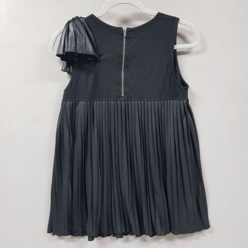 See by Chloe Top Damen Größe 8 Schwarz Plissee Schleife Schulterdetail Ärmellos - Bild 3 von 7