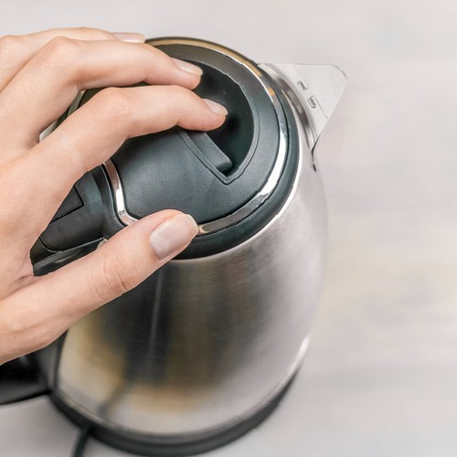 Bollitore Elettrico Coperchio Acqua Acciaio Inox Piccolo Bollitore Tè Viaggio - Foto 6 di 12