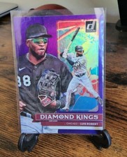 2022 Donruss Baseball Luis Robert Diamond Kings Card #6 Purple Holo Parallel