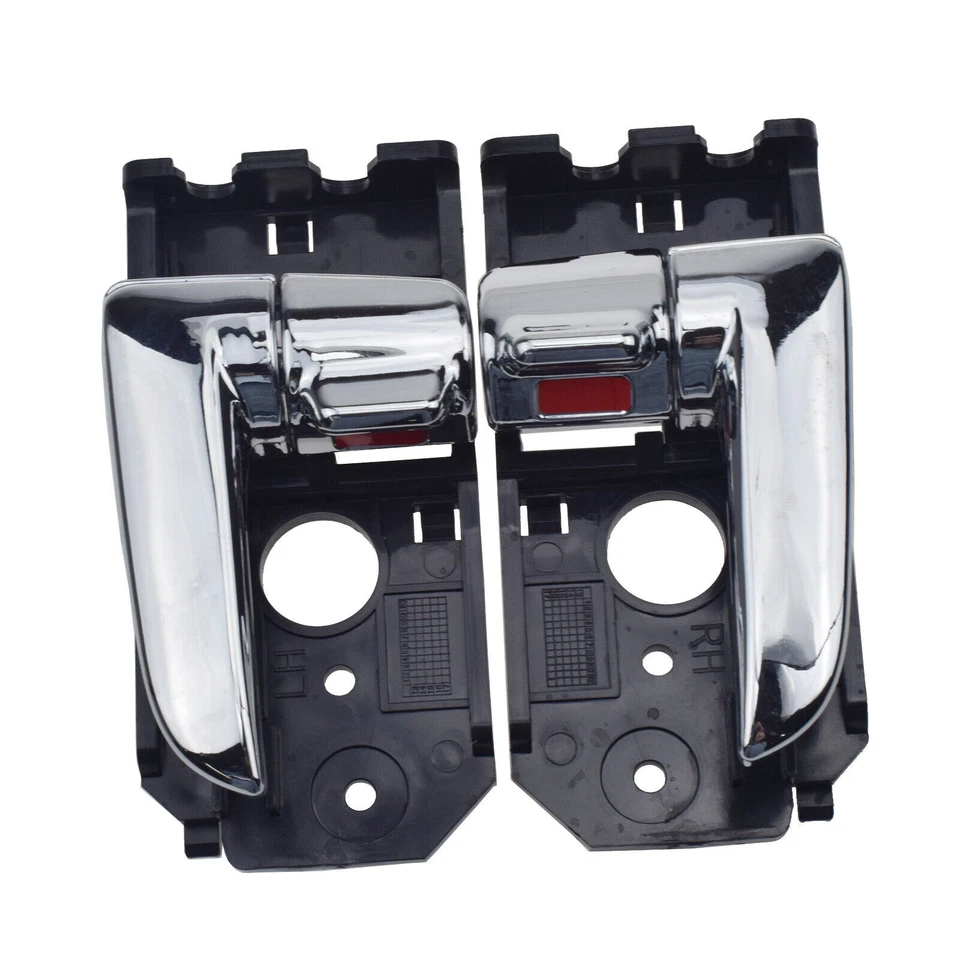 4Pcs Interior Door Handle Chrome Front Rear Left Right For Kia Spectra Spectra5 Foto 2 de 4