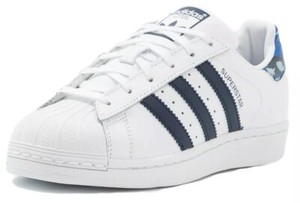 adidas superstar bianco blu