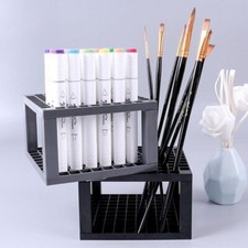 96 Holes Paint Brush Holder Square Holds Up Storage Pen Holder  Stationery