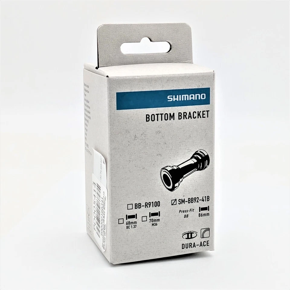 Shimano DURA-ACE Road Bike Press-Fit Bottom Bracket SM-BB92-41B, Black 86.5mm - Image 4 of 4