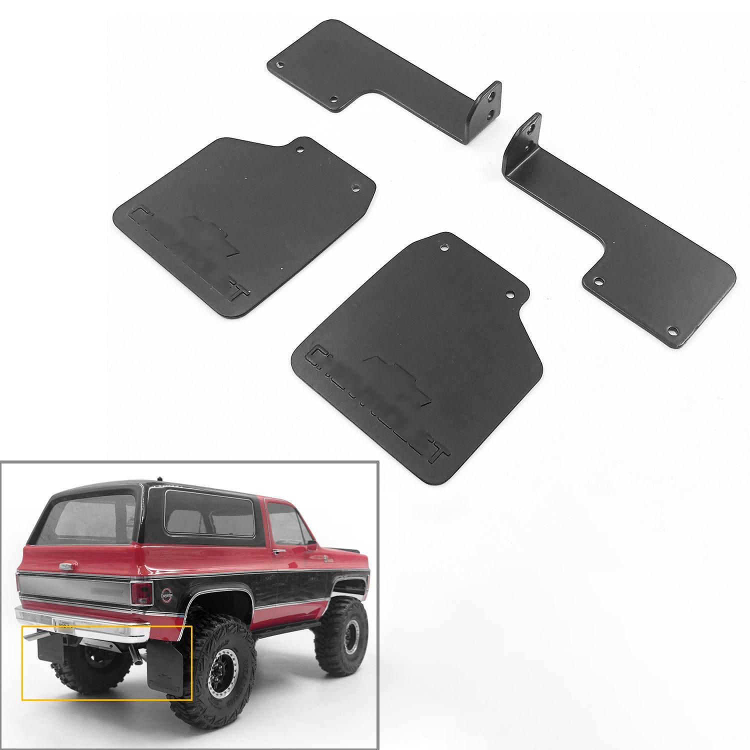 Mud Flaps for 1/10 Scale RC Rock Crawler Car K5 Off-road Vehicles Model Parts-image