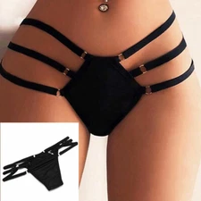 Sexy Womens Bandage G-string Thong Ladies Knickers Underwear Panties Briefs UK