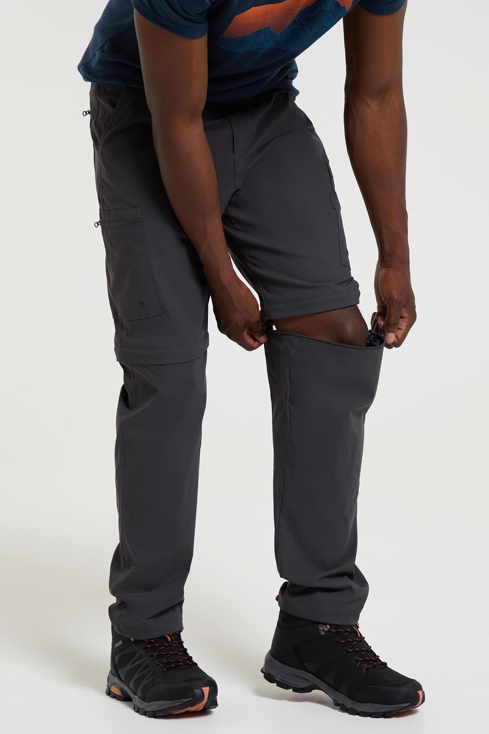 Mountain Warehouse Mens Trek Trouser Male Convertible Stretch Hiking